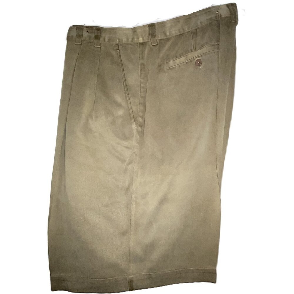 Tommy Bahama Men's Short - Classic Pleated Front - Green - 100% Silk - Size 38